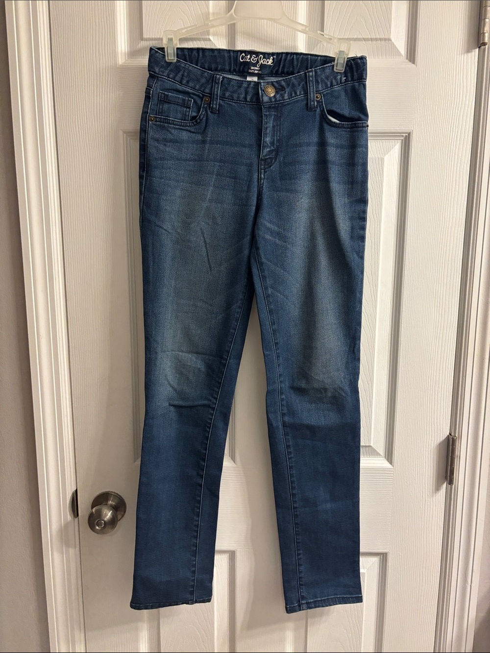 Girls Cat & Jack Skinny Jeans in Dark Blue Wash
